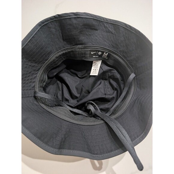 Nike Apex Dri Fit Bucket Hat Black Size M Adult Unisex Adults NWT HJ3683 010 - Picture 7 of 9